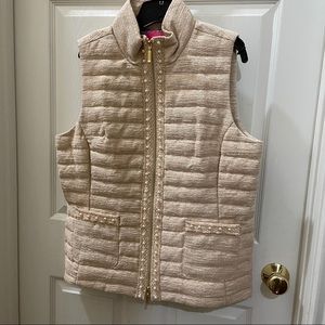 Stunning Boucle & Pearl Vest